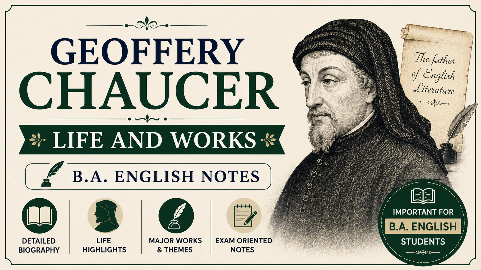 Geoffery Chaucer Life and Works