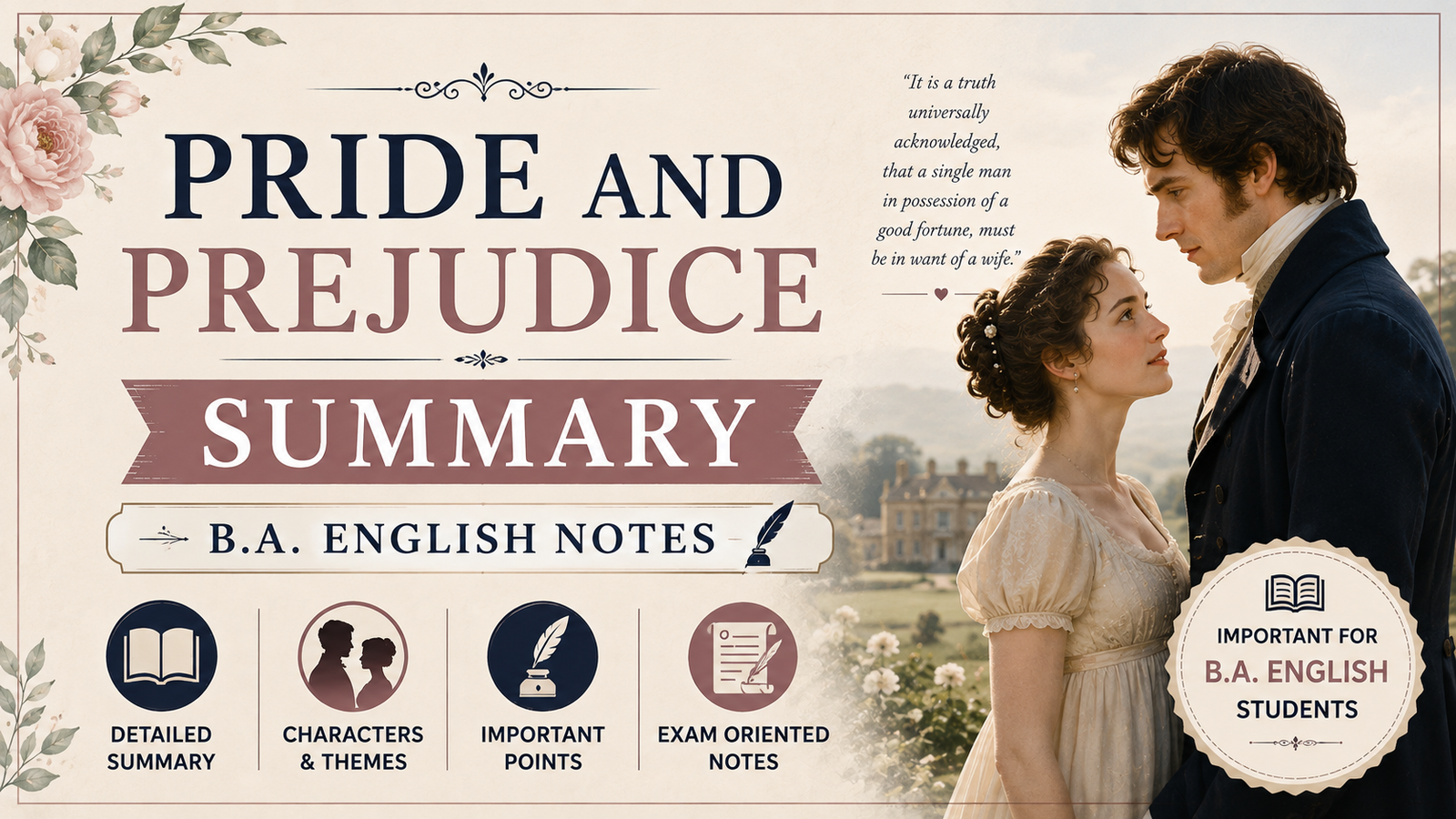 Pride and Prejudice Summary