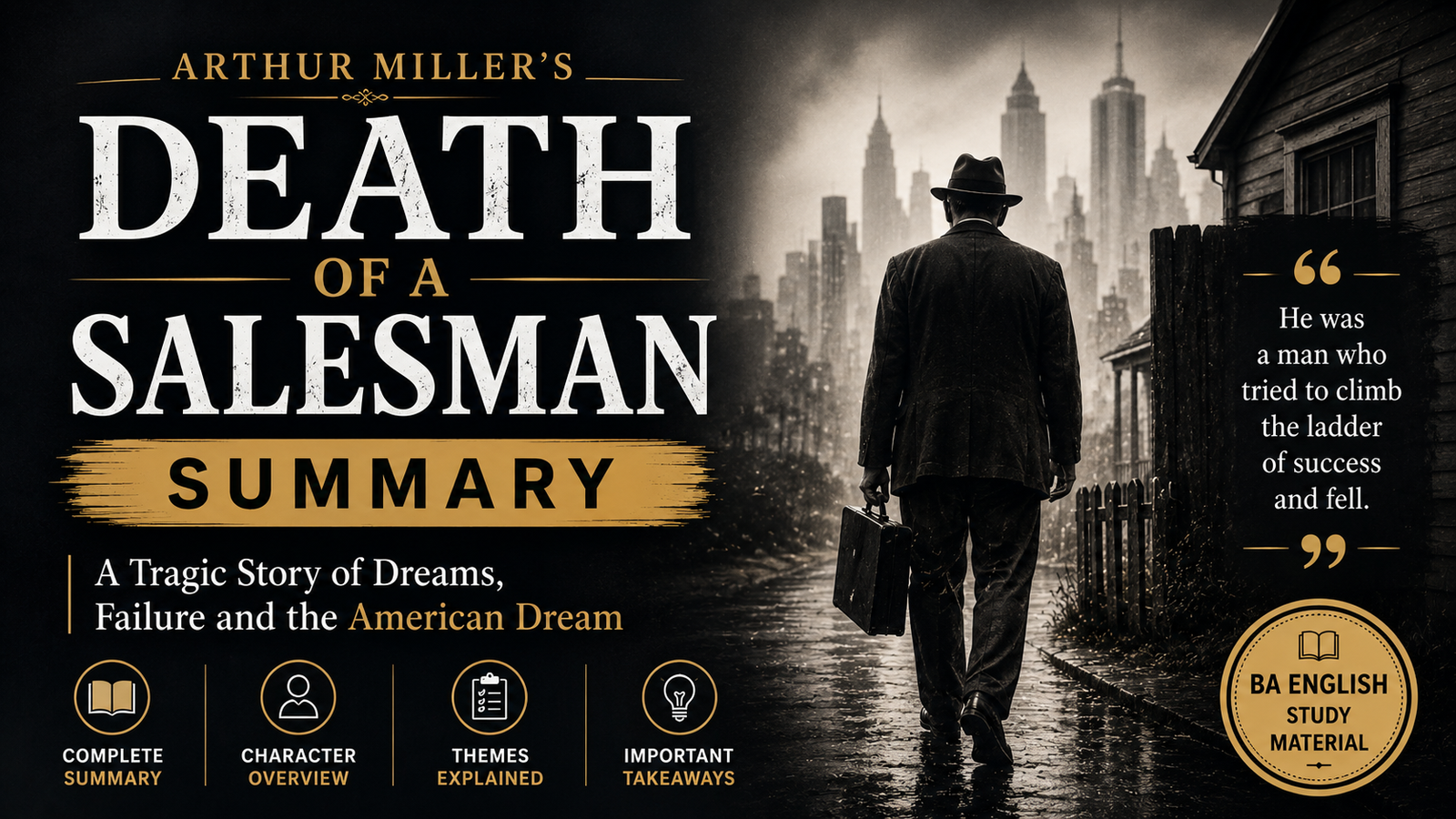 Death of a salesman summary