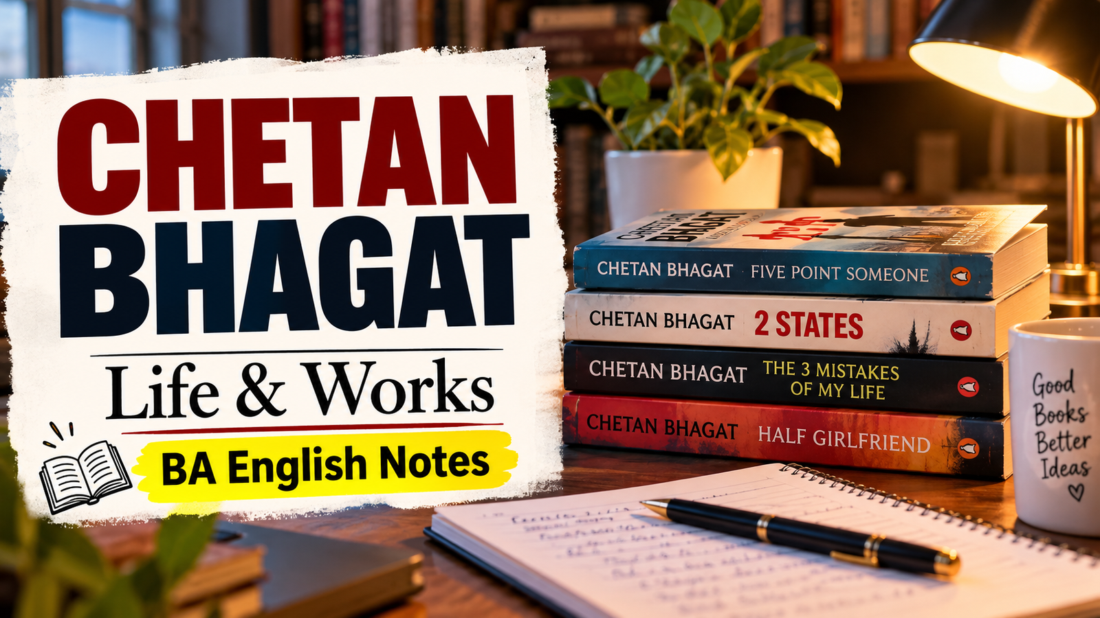 Chetan Bhagat Life and Works