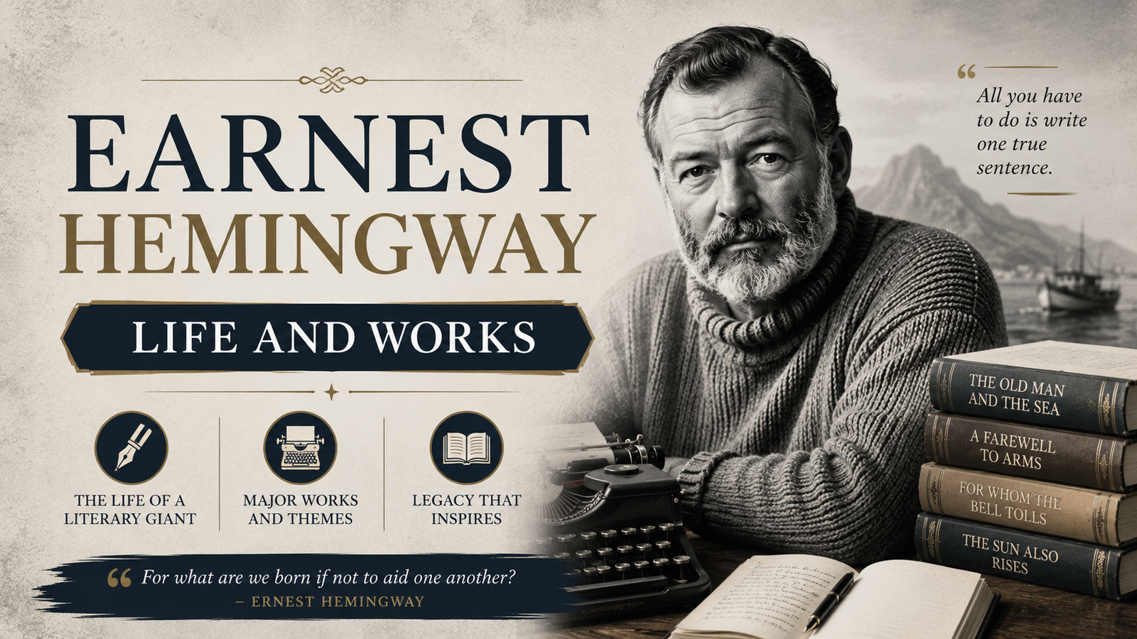 Earnest Hemingway Life and Works