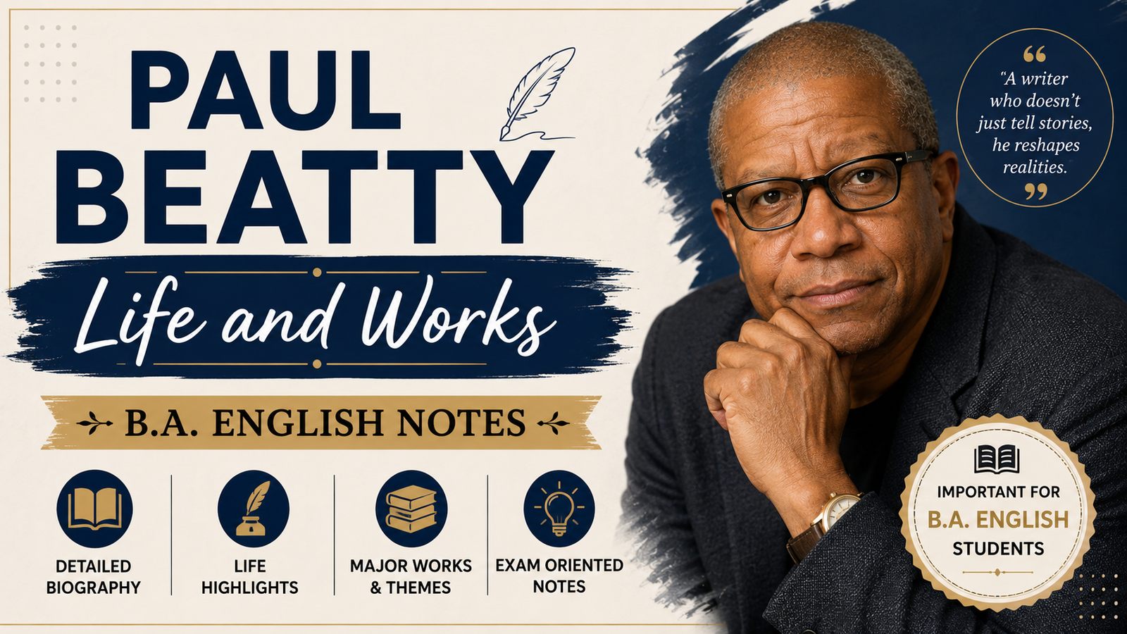 Paul Beatty Life and Works