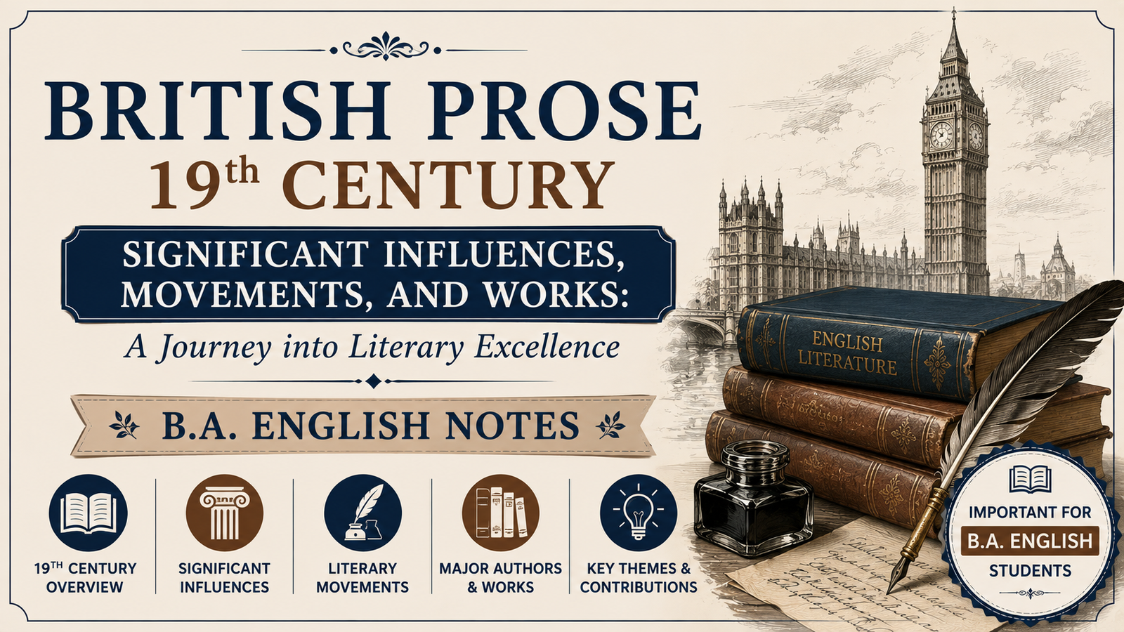 British Prose 19th Century Significant Influences