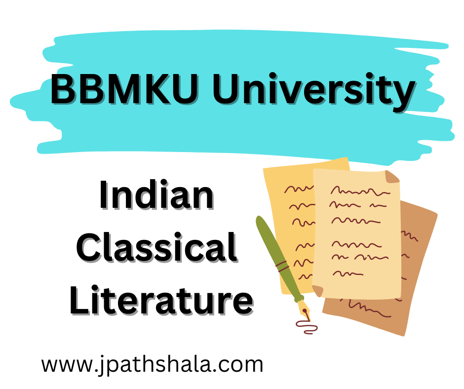 History of Indian Classical Literature Semester 1 BBMKU University