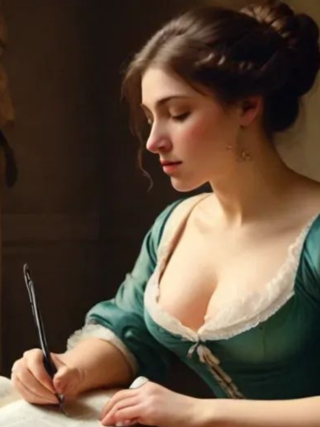 beautiful women writing