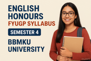 English Honours Semester 4 BBMKU FYUGP Syllabus