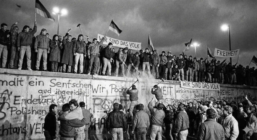 The Fall of the Berlin Wall educational image
