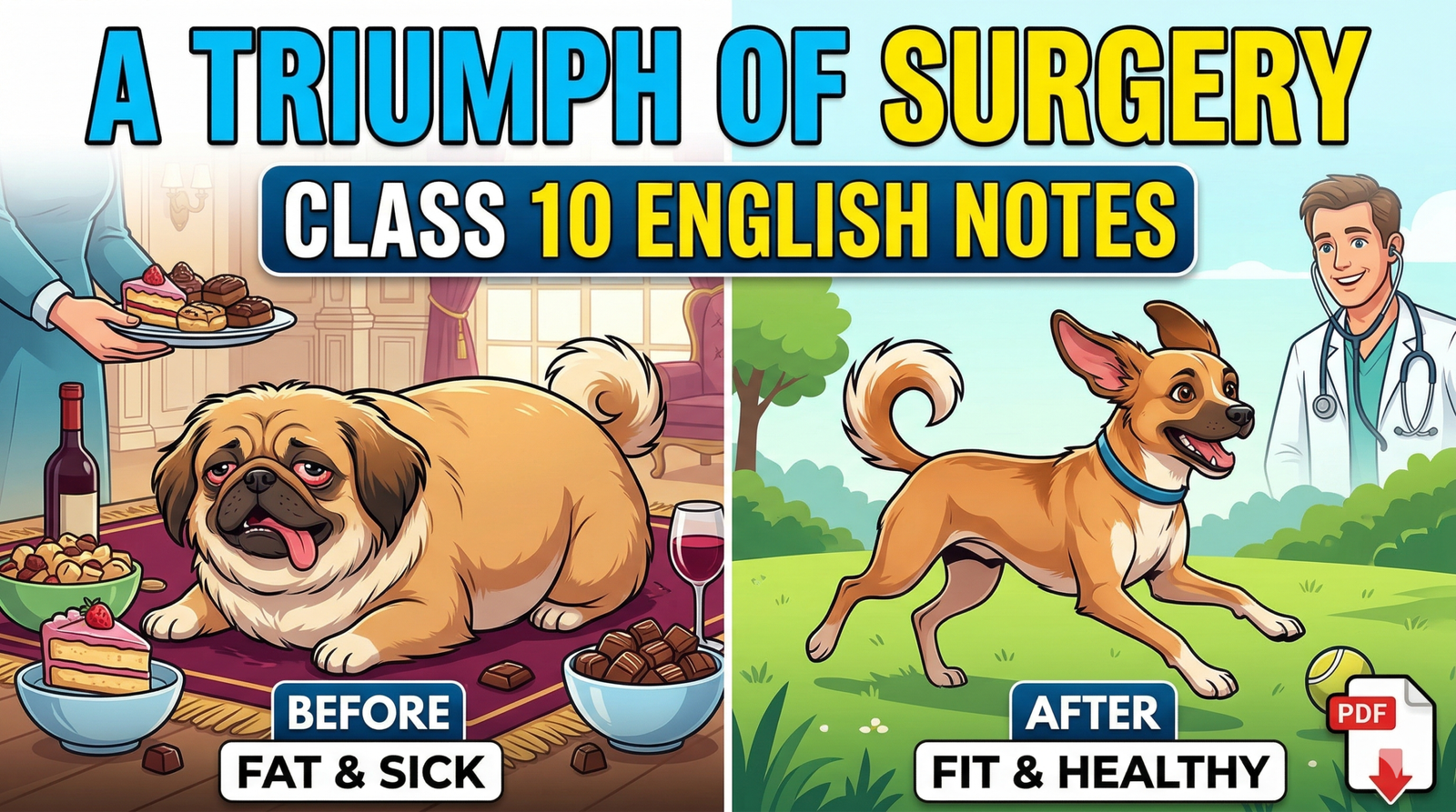 A Triumph of Surgery Class 10 Notes PDF, Summary & Q&A