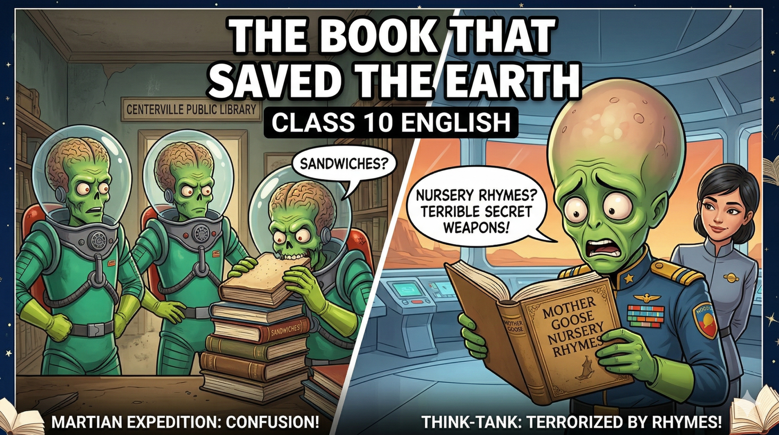 The Book that Saved the Earth Class 10 Notes Summary, MCQs & Q&A