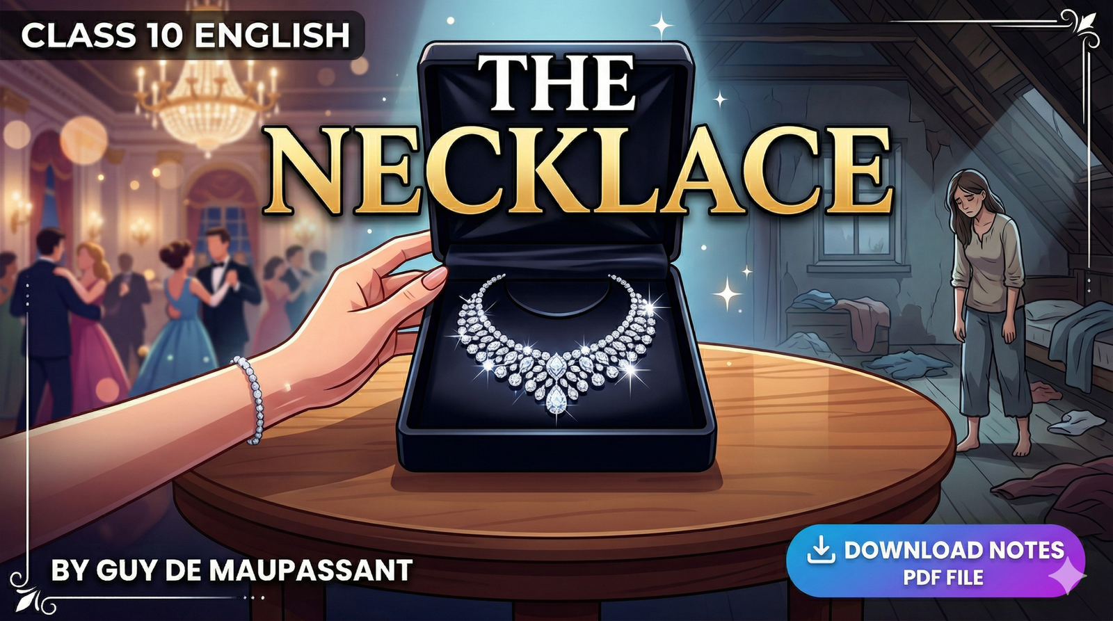 The Necklace Class 10 Notes