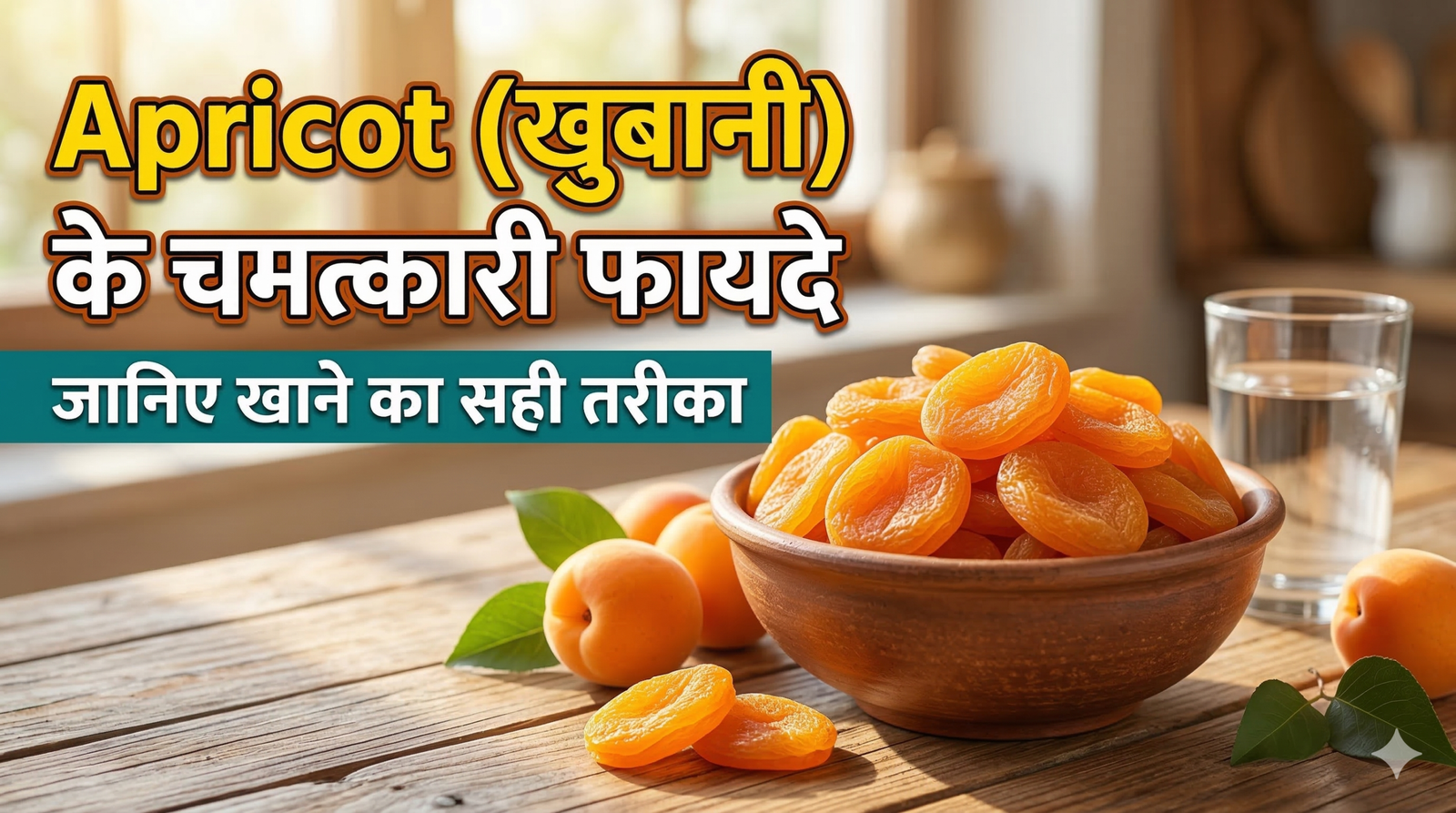 Apricot (खुबानी) ड्राई फ्रूट के फायदे और खाने का सही तरीका