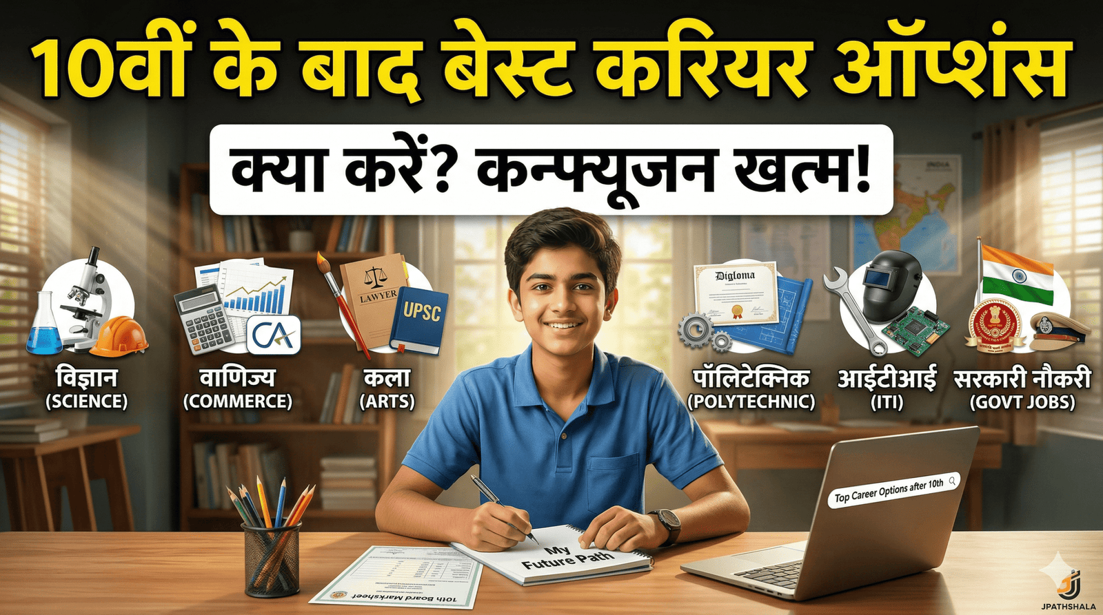 Complete Guide on Career Options after 10th | Best Courses & Job Paths after 10th Pass | What to Do after 10th Class (Hindi)