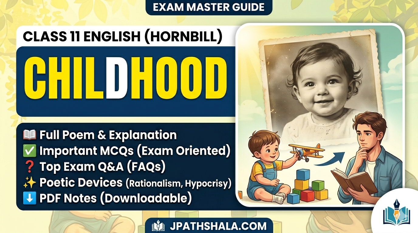 Childhood Class 11 Poem, Summary, MCQs & Important Questions