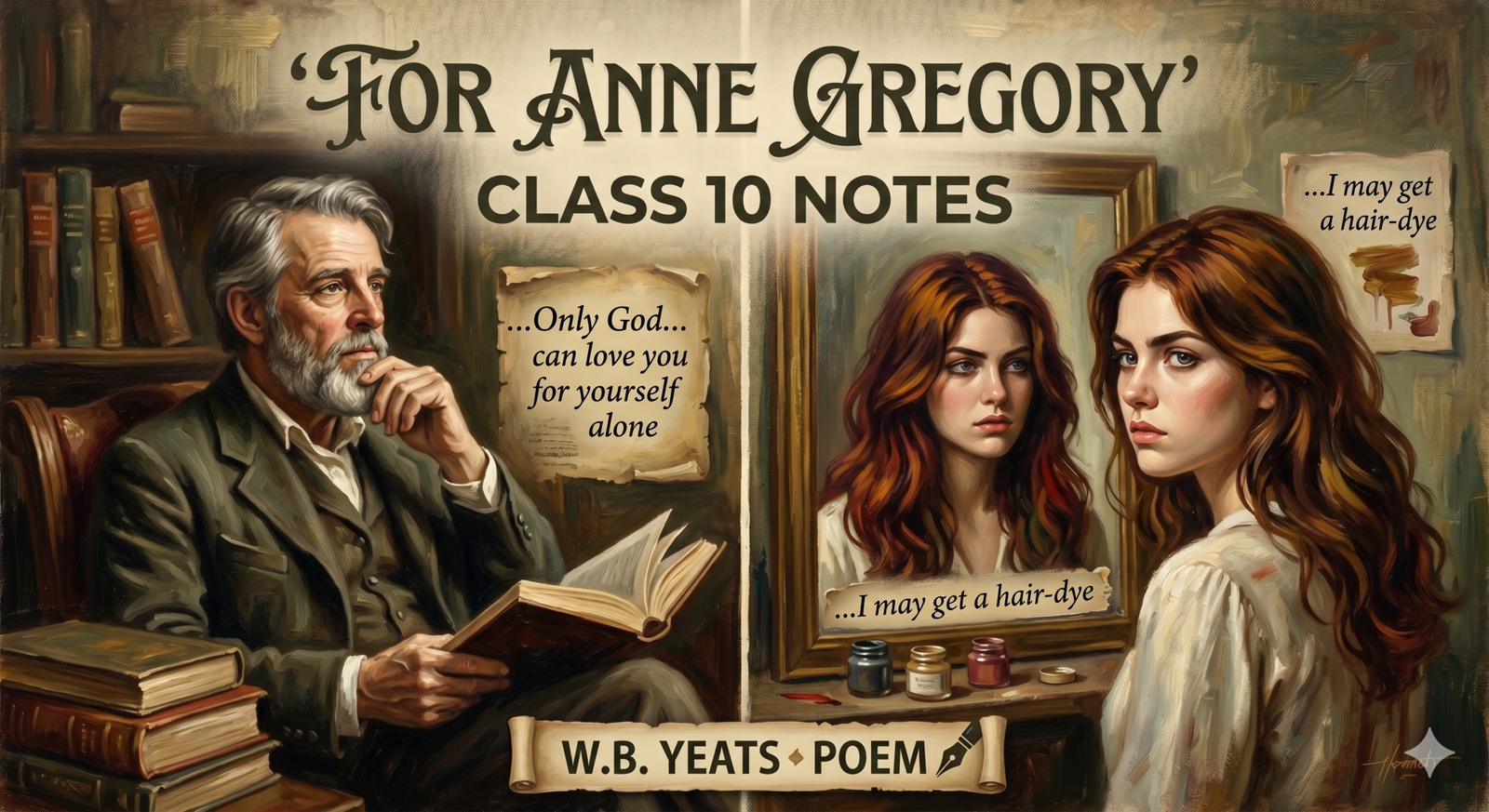 For Anne Gregory Class 10 Notes