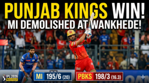: IPL 2026, MI vs PBKS Result, Quinton de Kock Century, Arshdeep Singh Wickets, Wankhede Stadium Match Report, Punjab Kings vs Mumbai Indians Highlights