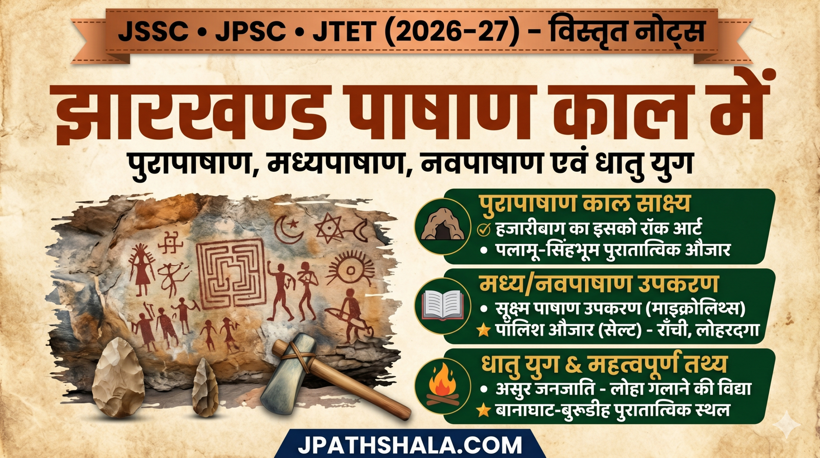 झारखण्ड पाषाण काल में