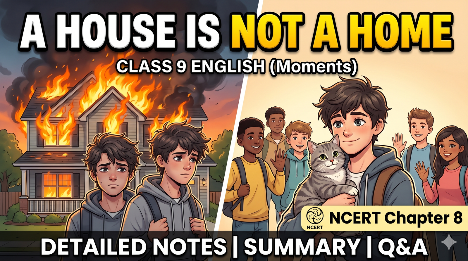 A House is Not a Home Class 9 Notes, Summary & Question Answers NCERT