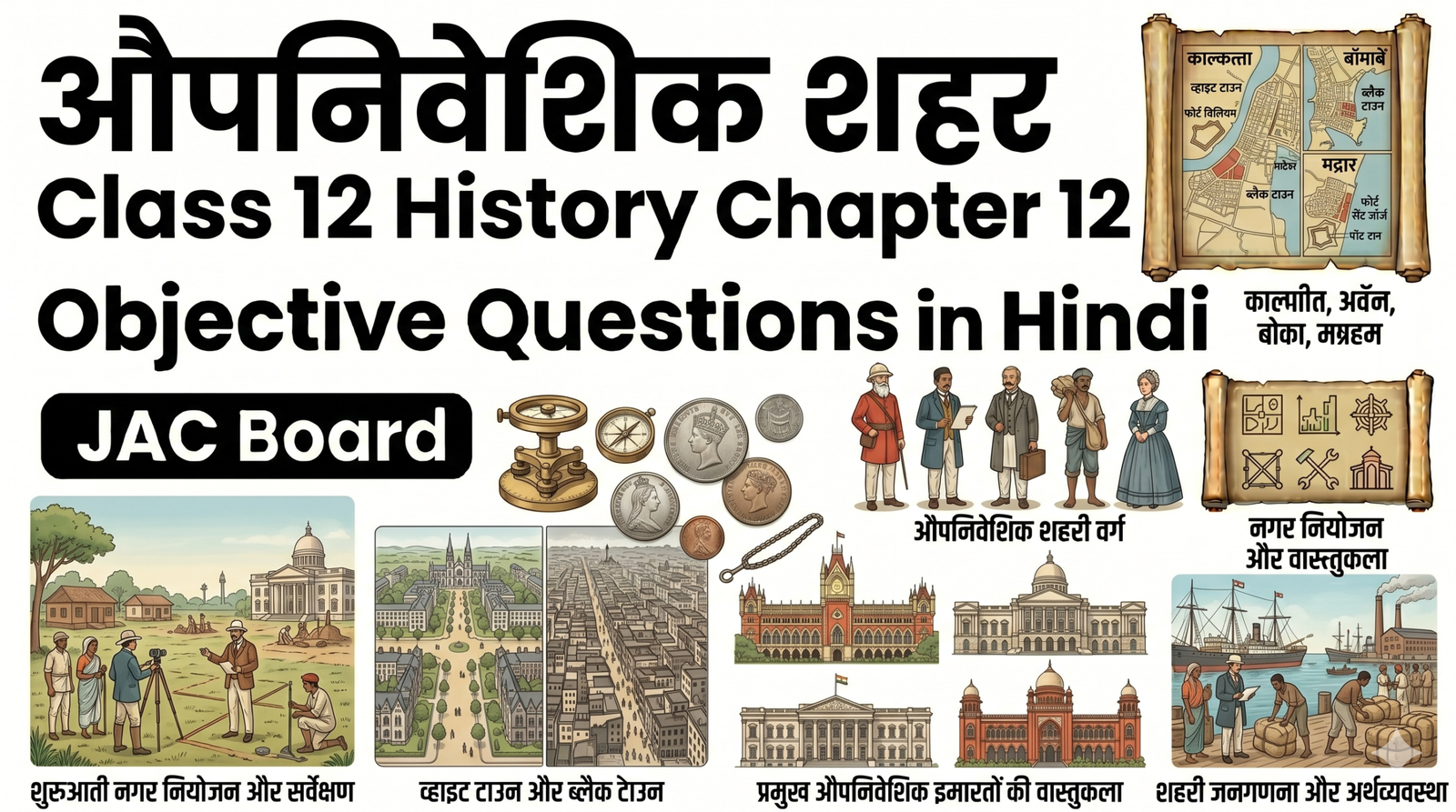 Class 12 History Chapter 12 Objective Questions in Hindi