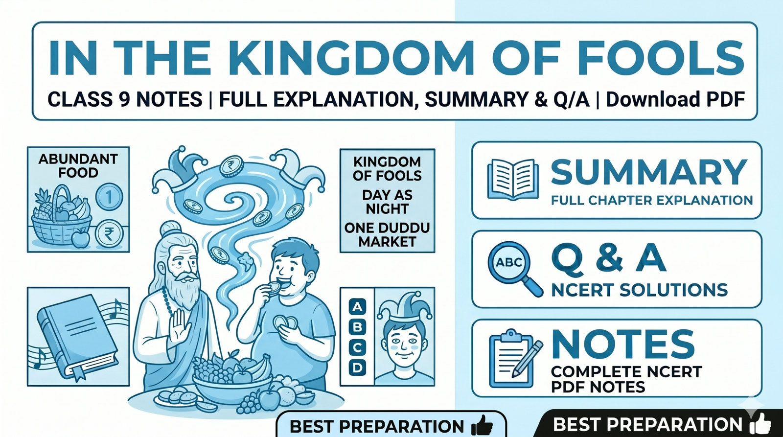 In the Kingdom of Fools Class 9 Notes