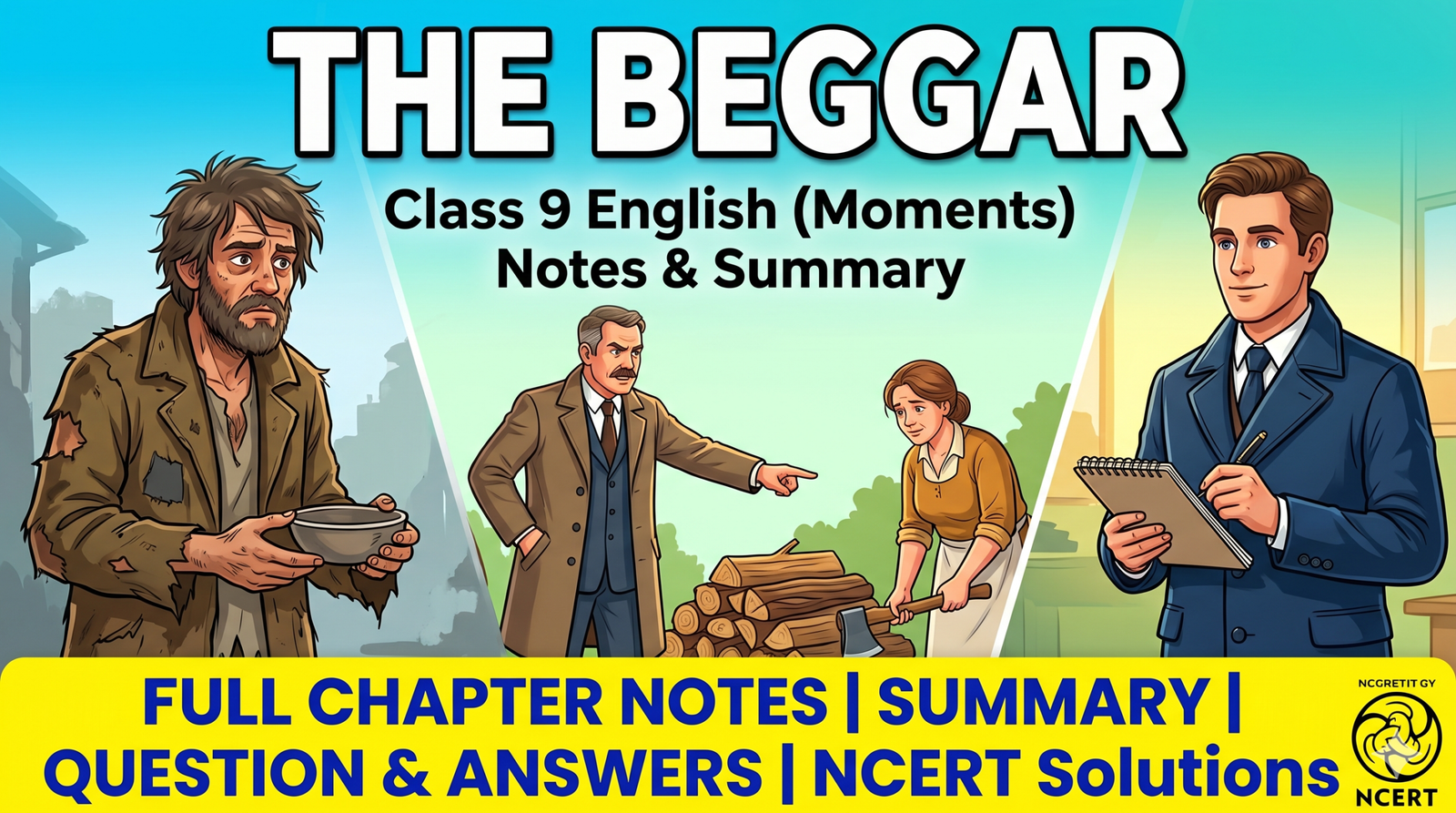 The Beggar Class 9 Notes, Summary & Question Answers NCERT