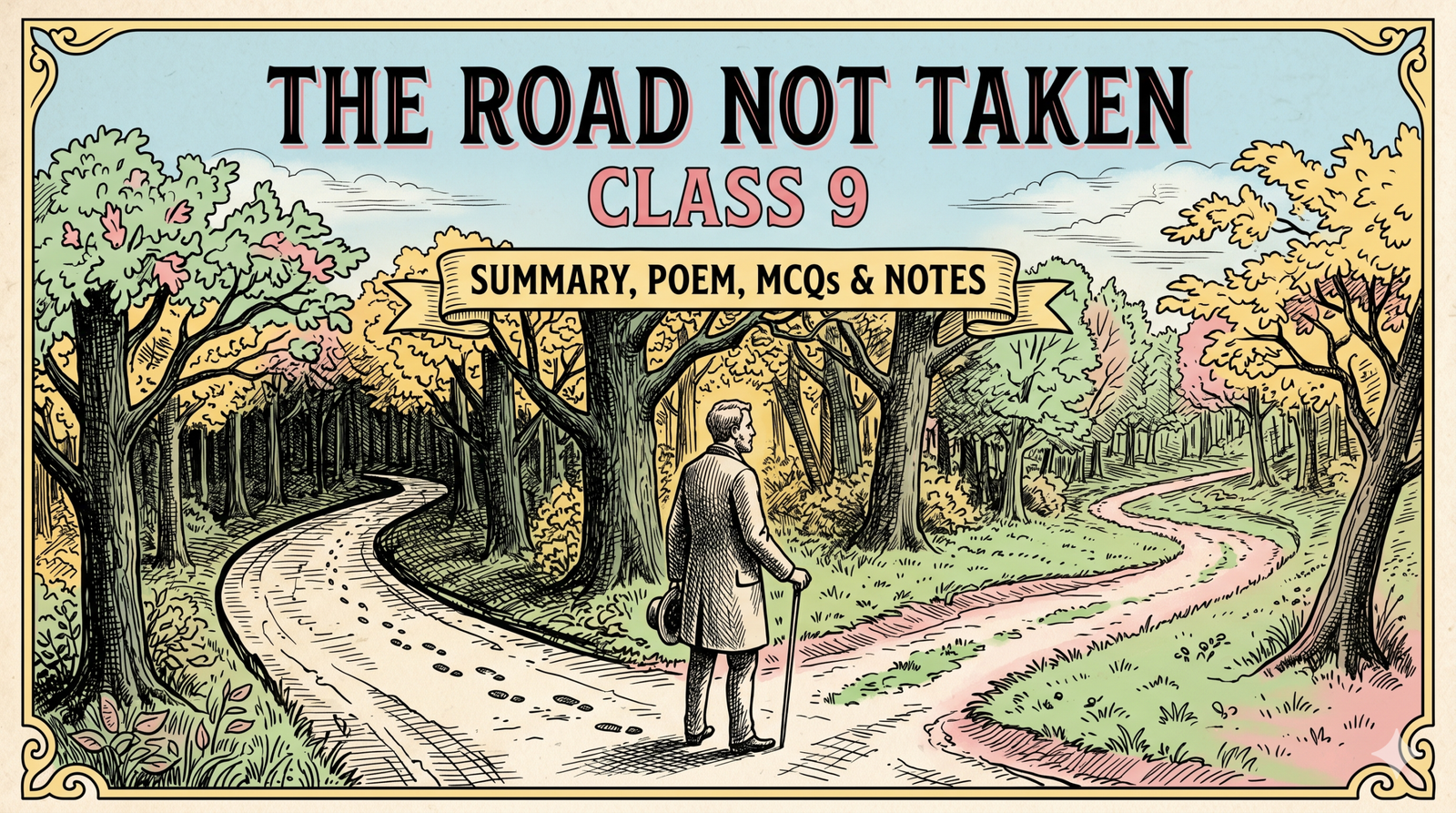 The Road Not Taken Class 9